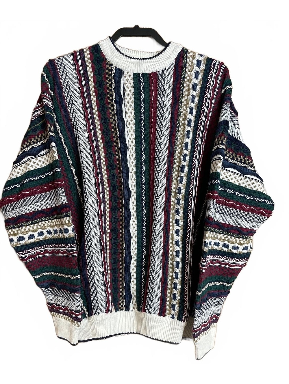 Cotton Traders vintage 90’s sweater textured design.